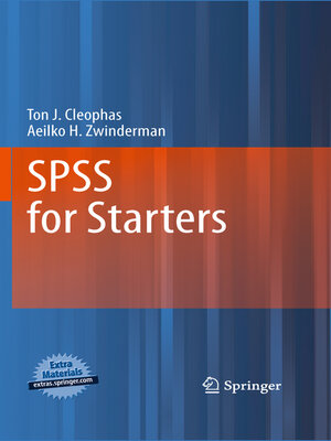 cover image of SPSS for Starters